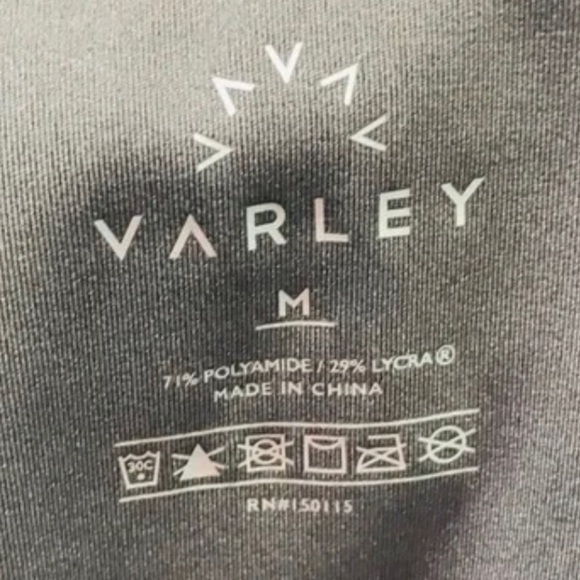 Varley Laser Cut Chester Leggings size Medium high rise purple ankle length - Picture 8 of 8